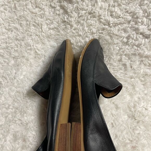 Susina soft Black Leather slip on Loafers shoes almond toe size 13M - Picture 5 of 8